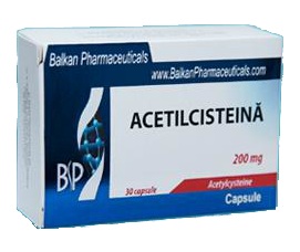 Препарат Ацетилцистеин.