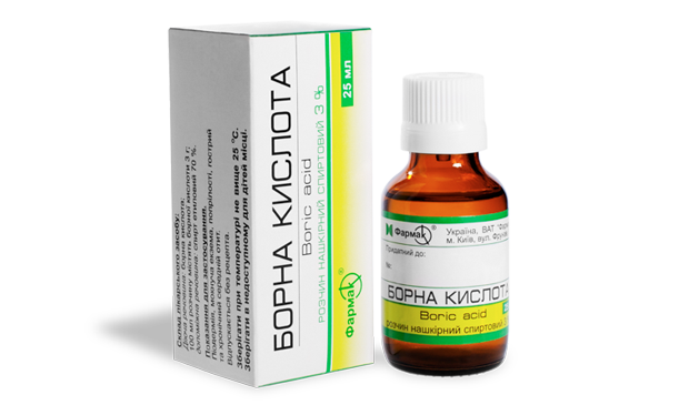 Препарат Борная кислота.