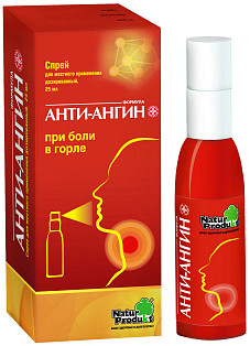 Препарат Анти-Ангин Формула спрей.