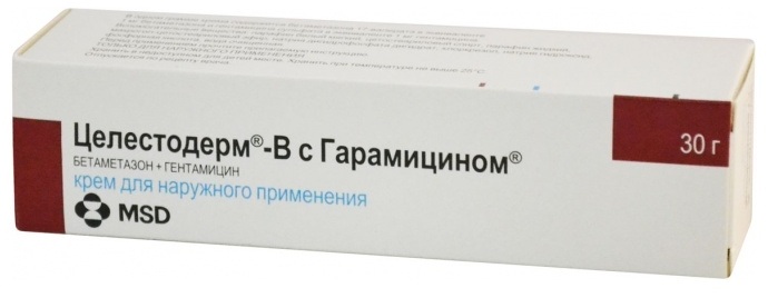 Препарат Целестодерм®-В с гарамицином®.