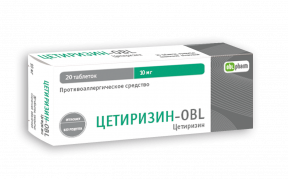 Препарат Цетиризин-OBL.