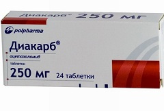 Препарат Диакарб.