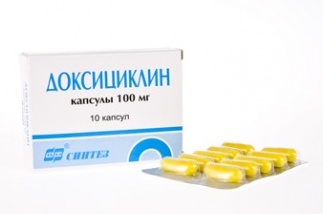 Препарат Доксициклин.