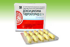 Препарат Доксициклин.
