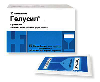 Препарат Гелусил.