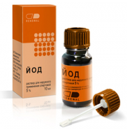Препарат Йод 5%.