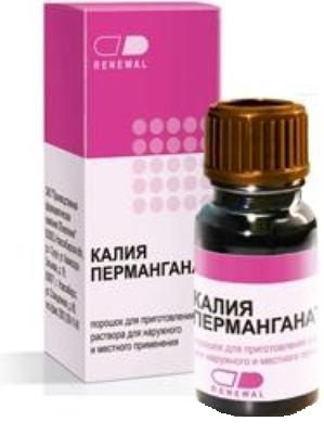 Препарат Калия перманганат.
