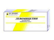 Препарат Левомицетин .