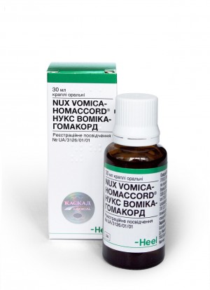 Препарат Нукс вомика-Гомаккорд .