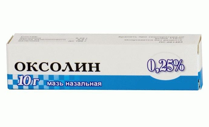 Препарат Оксолин.
