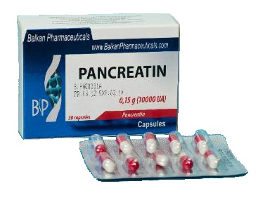 Препарат Панкреатин. Agio Pharmaceuticals Ltd. (Аджио Фармасьютикалс Лтд.) Индия