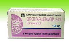 Препарат Парацетамол. ООО "Альтфарм" Россия