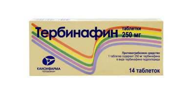 Препарат Тербинафин.