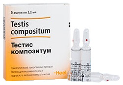 Препарат Тестис композитум.