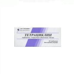 Препарат Тетрациклин.