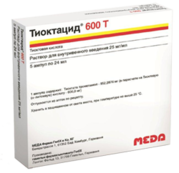 Препарат Тиоктацид® 600Т. ЗАО "Канонфарма продакшн" Россия