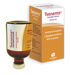Препарат Тиолепта® раствор.