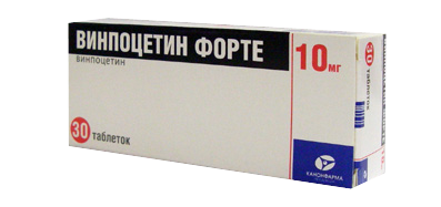 Препарат Винпоцетин форте. ЗАО "Брынцалов-А" Россия