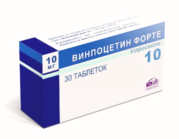 Препарат Винпоцетин Форте. ЗАО "Брынцалов-А" Россия