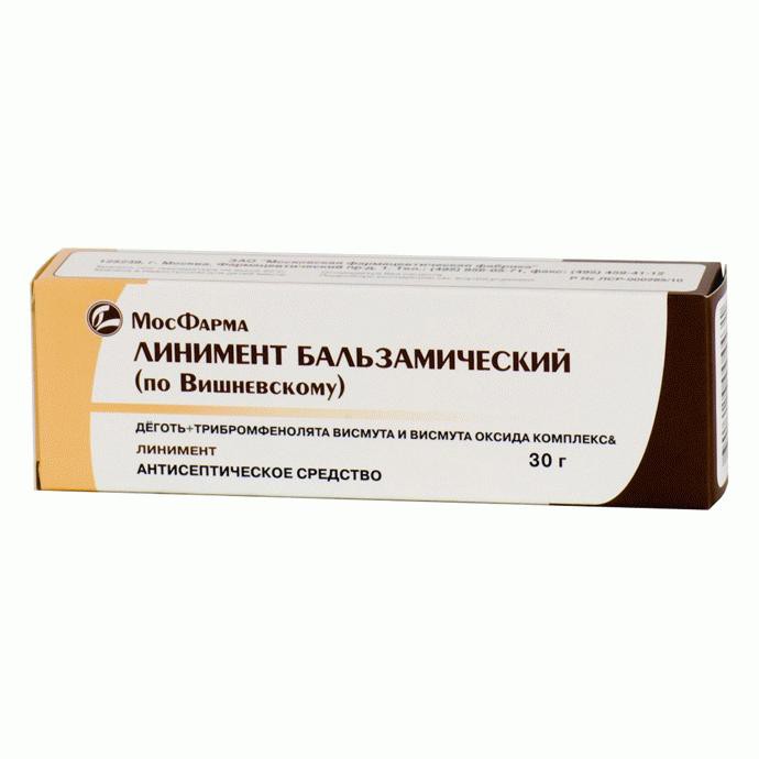 Препарат Линимент по Вишневскому 30 г туба, ПК *.