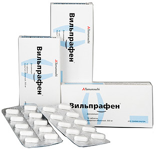 Препарат Вильпрафен.